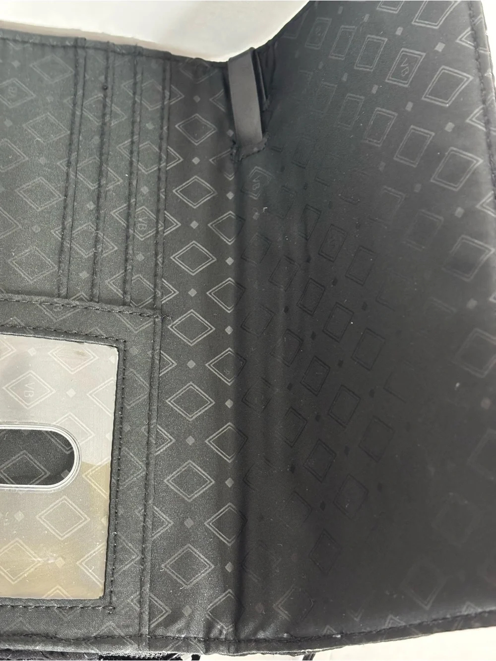 Vera Bradley Black Quilted Crossbody Bag